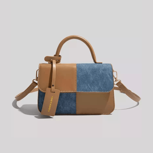 Denim Grace Satchel Crossbody Bag