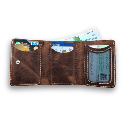 Rustic 2.0 - Trifold Leather Wallet