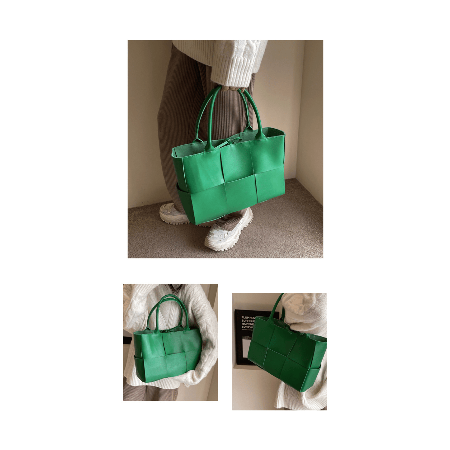 Woven Elegance Tote Bag