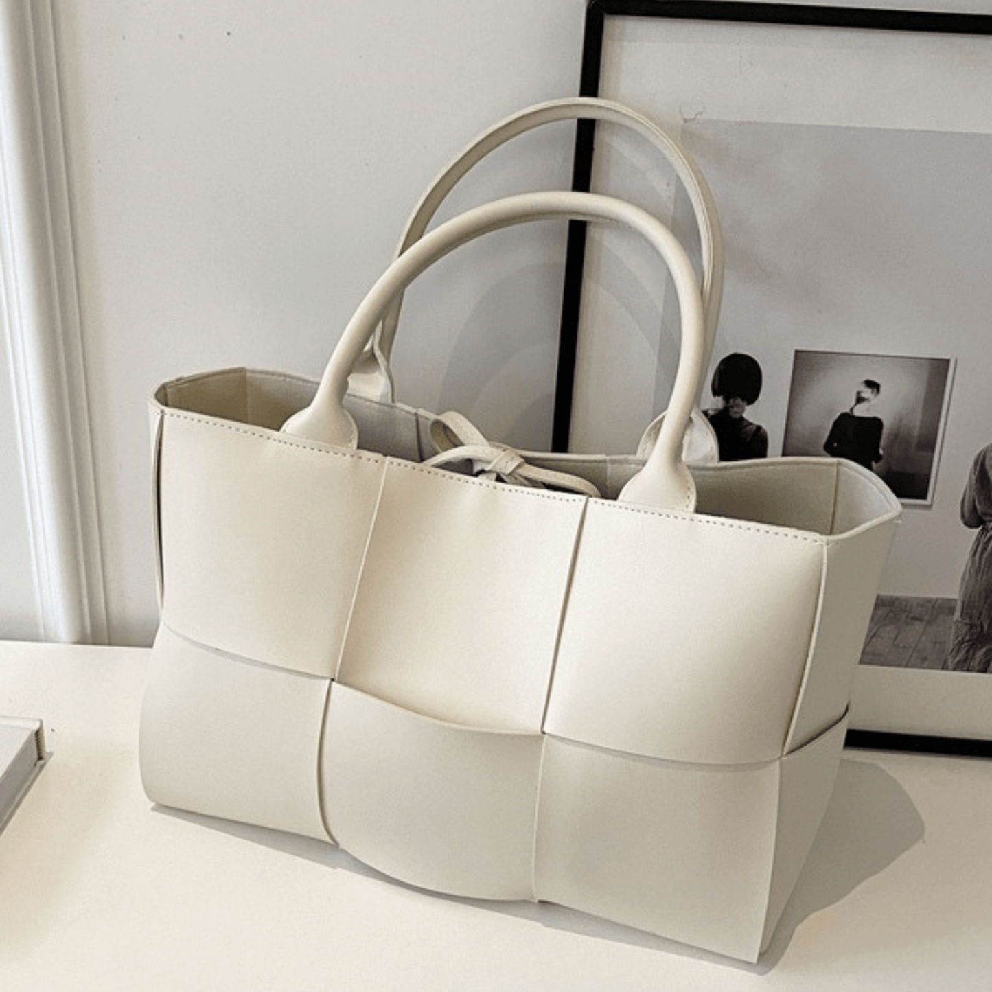 Woven Elegance Tote Bag