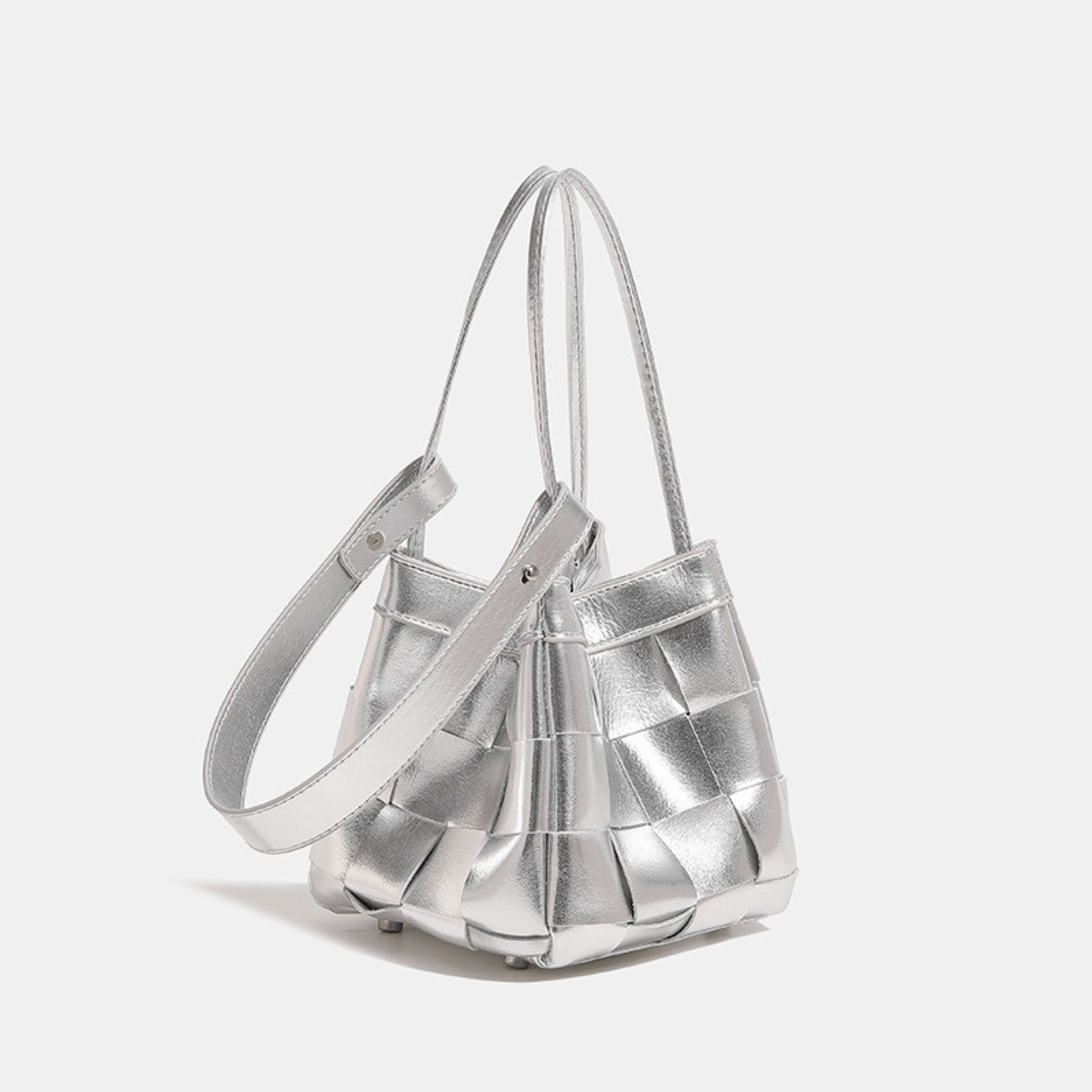 Lunar Weave Bucket Tote Bag