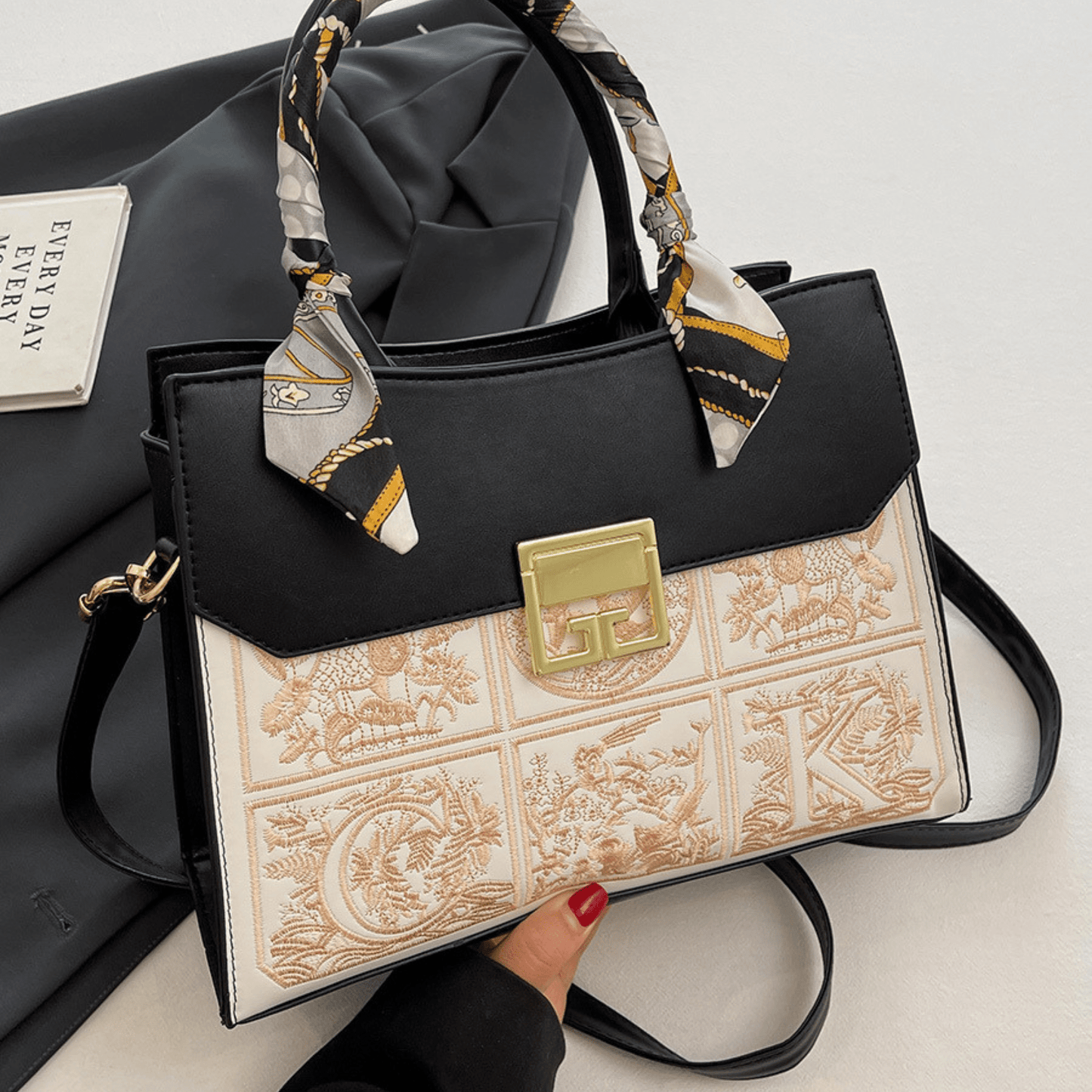 Regal Mosaic Tote Handbag