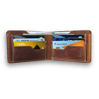 Sandstone Classic 2.0 - Minimalist Bifold Leather Wallet