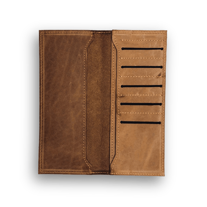 Sunlit Stretch - Long Leather Wallet