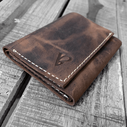 Rustic 1.0 - Trifold Leather Wallet