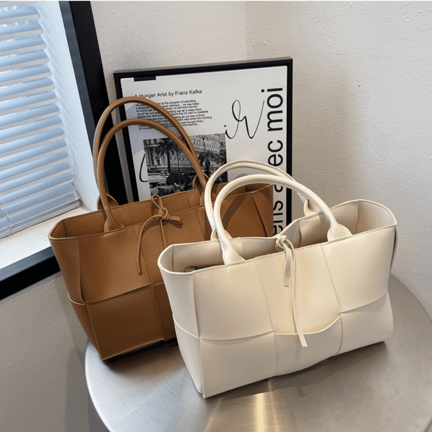 Woven Elegance Tote Bag