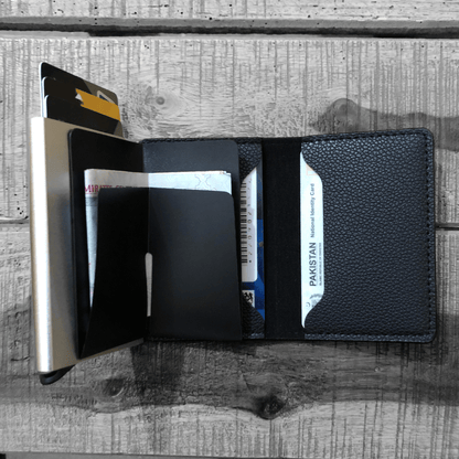 Sleek Folio PU Leather Wallet & Pop up card holder