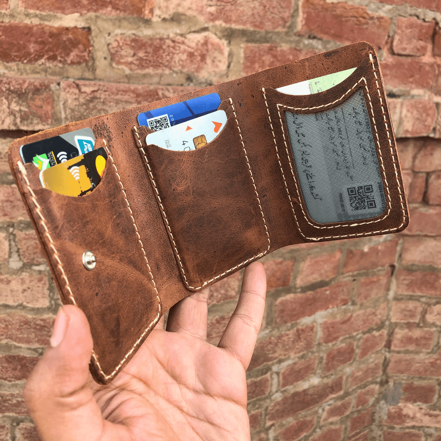 Rustic 2.0 - Trifold Leather Wallet