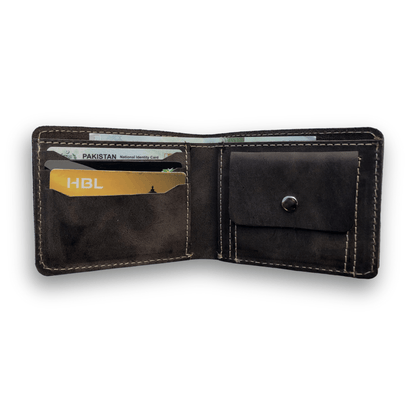 Fine Crest - Bifold Leather Wallet