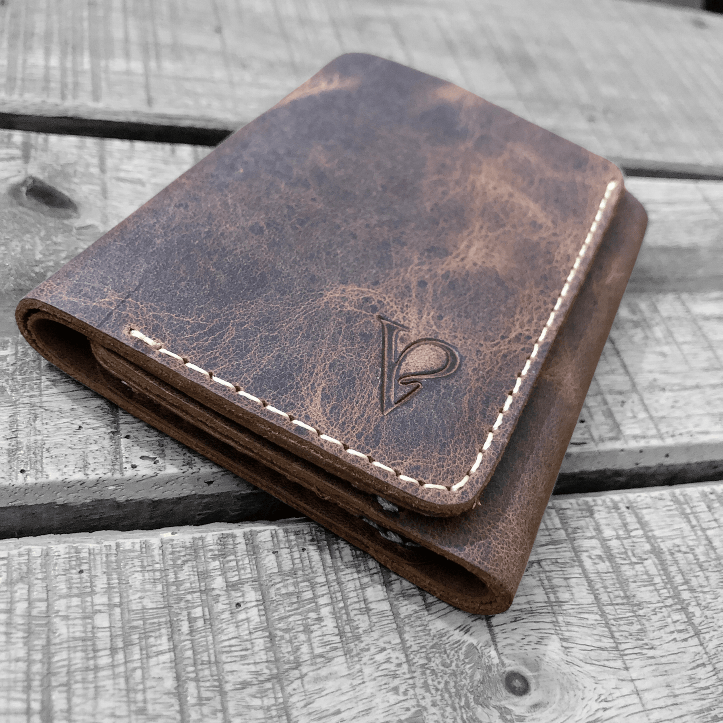 Rustic 2.0 - Trifold Leather Wallet