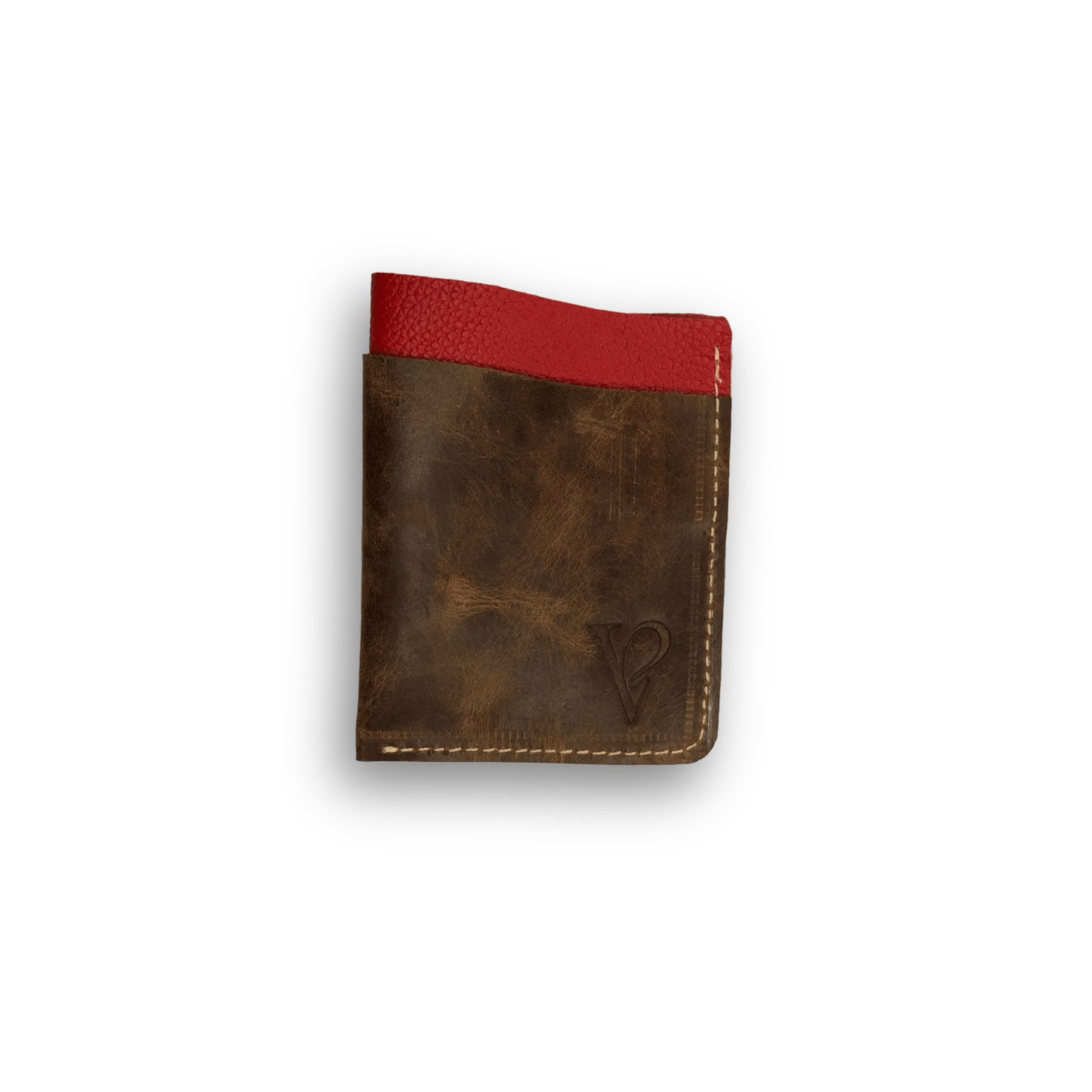 Cherry Wrap - Leather Card Holder