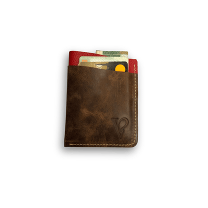 Cherry Wrap - Leather Card Holder